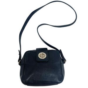 Kate Spade Chrystie Street Isla Bag Black Leather Crossbody Bag Purse